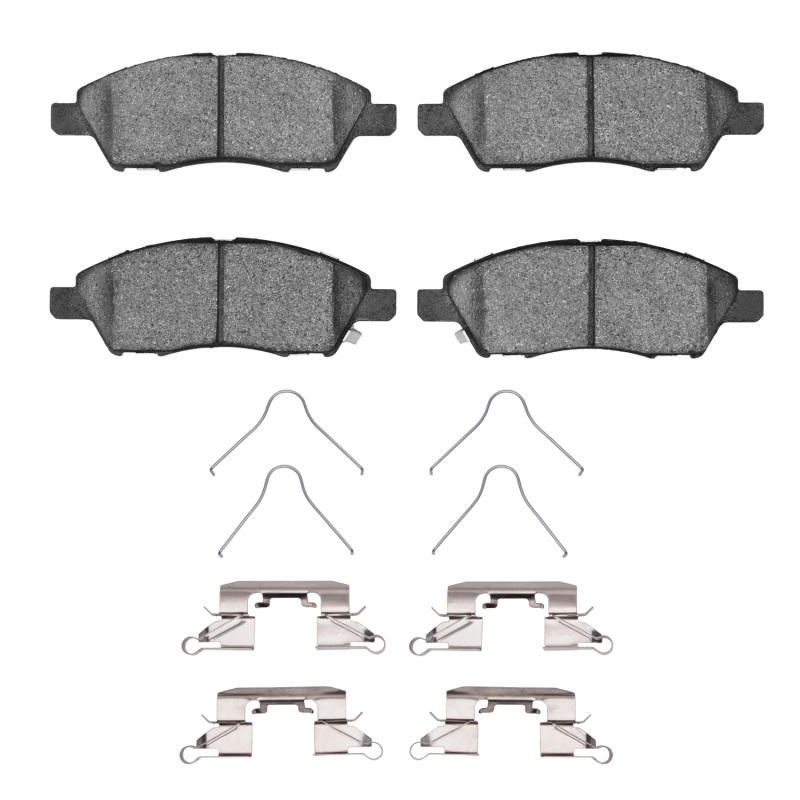 Nissan Versa Ceramic Brake Pads - Front - R1 Concepts - R1 Ceramic Pads & Hardware Kit - `11-`25